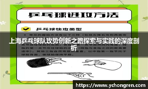 上海乒乓球队攻势创新之路探索与实践的深度剖析